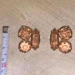 Kate Spade Gold and Pink Earrings